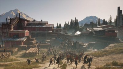 Gameplay screenshot from Days Gone Remastered.