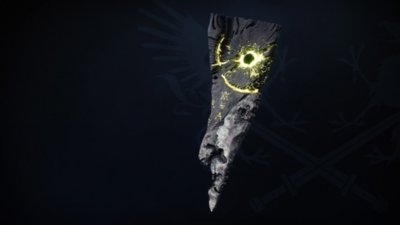 Destiny 2 Episode Heresy Act 1 screenshot showing a sliver of rock with a golden green illumination on it