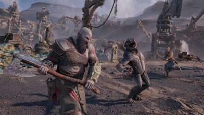 ゴッド・オブ・ウォー ラグナロク 戦闘動画