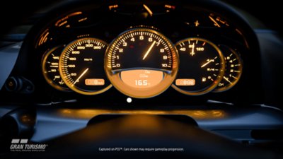 A speedometer in Gran Turismo