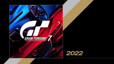 An image of Gran Turismo 7's cover art with the year it released next to it: 2022