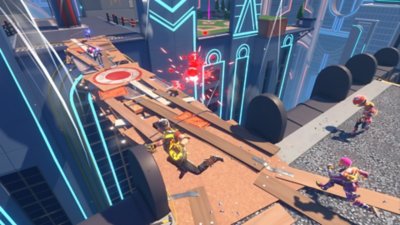 Knockout City - Captura de pantalla que muestra una partida en juego