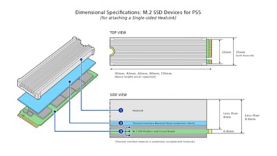 M.2 SSD med en enkelt køleplade