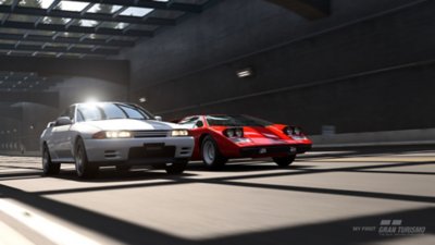My First Gran Turismo screenshot showing two cars next to each other