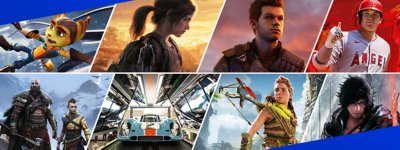 A video of multiple PS5 games in action
